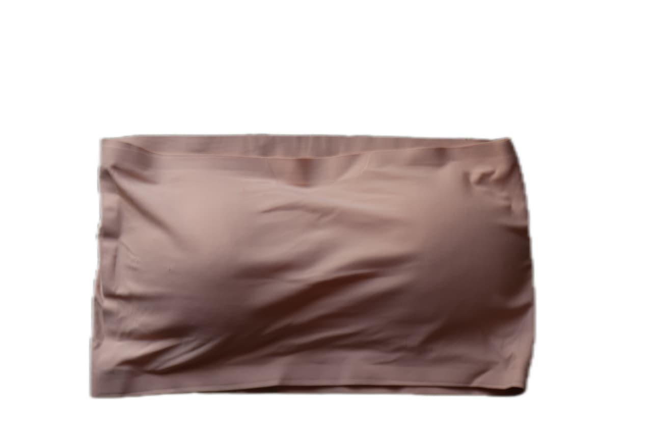 Women’s Seamless Tube Top / Bandeau Bra – Nude Brown