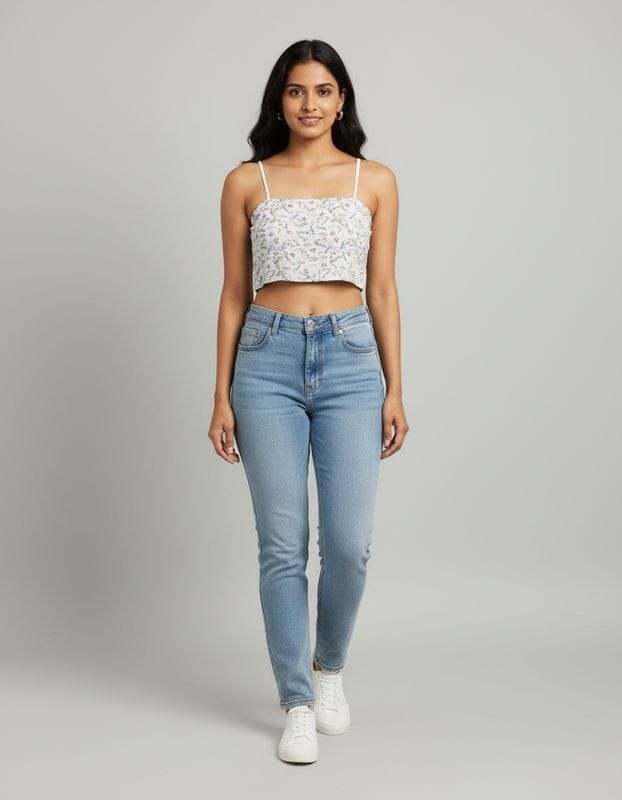 Figo Women Printed Tube Korean Bra – Unicorn Print (Comfort Lounge Wear)